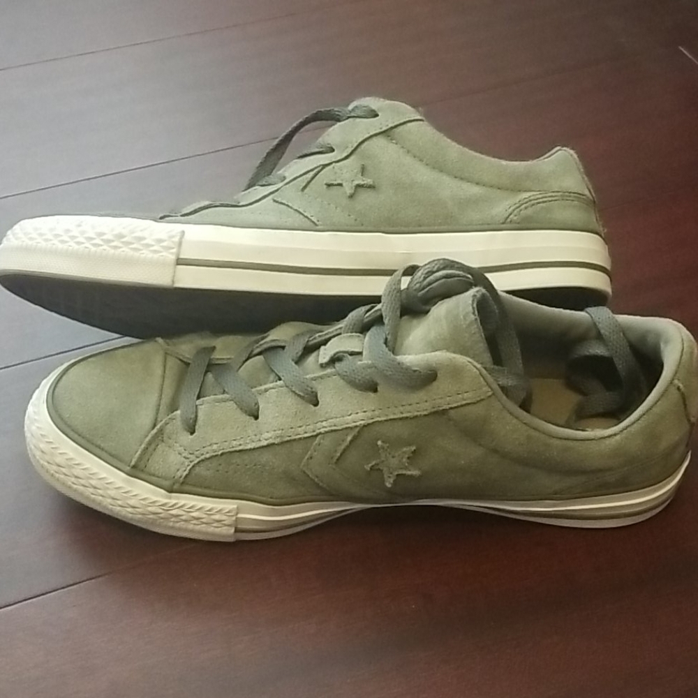 Converse All Star - Green Suede